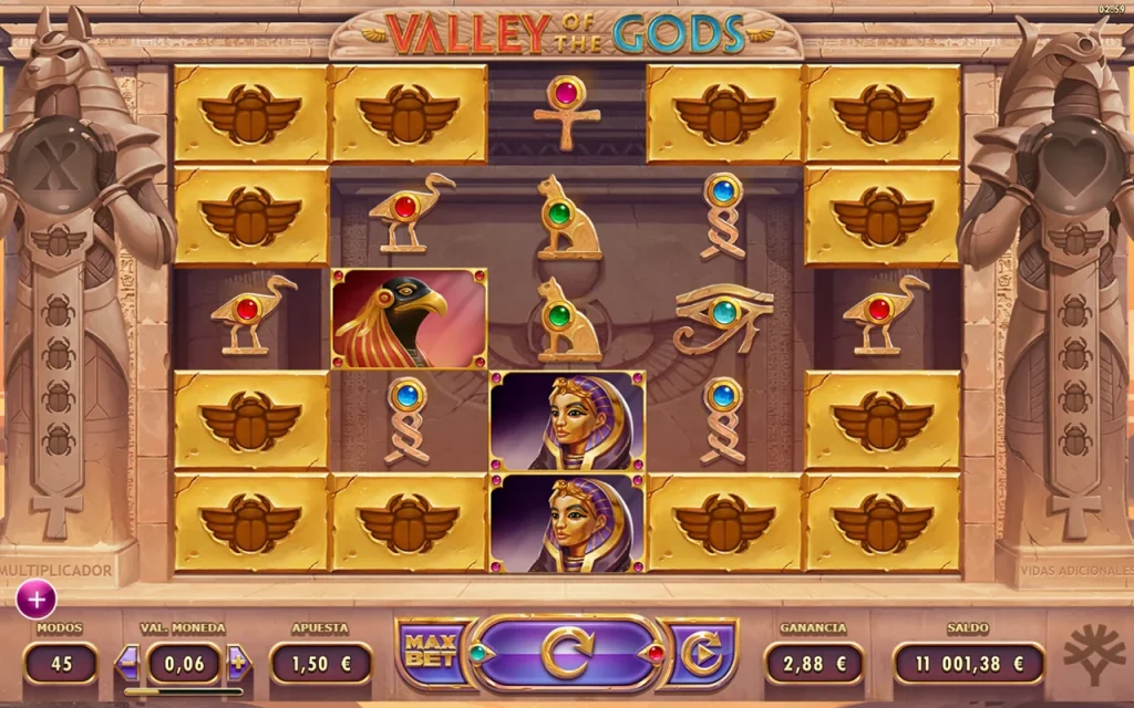 Valley of the Gods Slot Juego Gratis