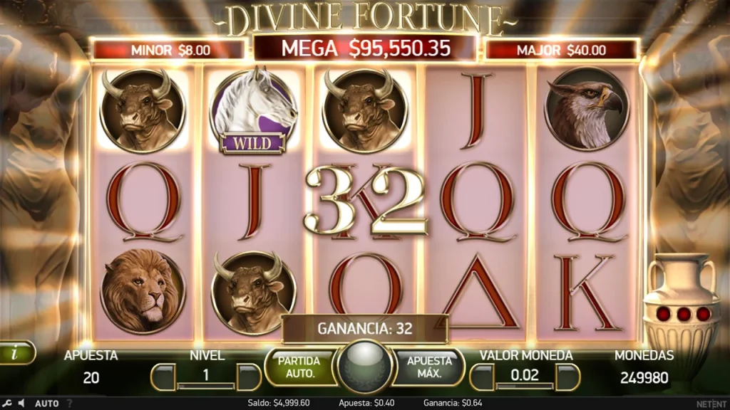 Divine Fortune Ganancia