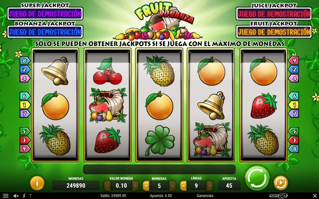 Fruit Bonanza Juego Gratis