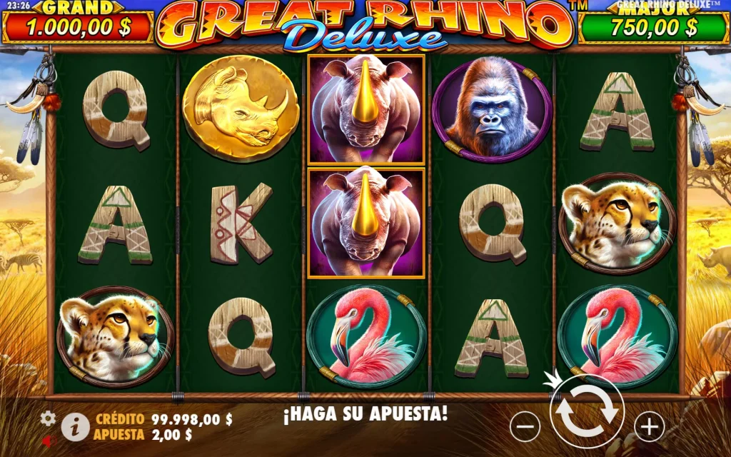 Great Rhino Deluxe Juego Gratis