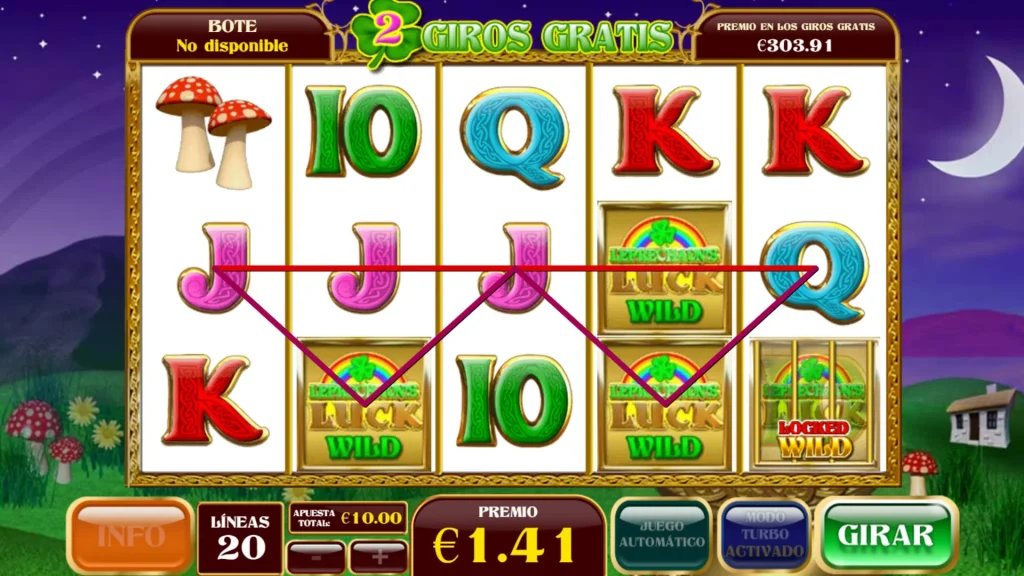 Leprechauns Luck Giros Gratis