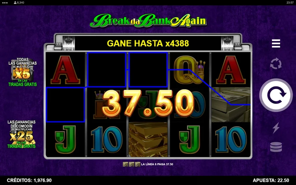 Break Da Bank Again Ganancia