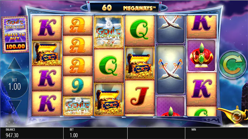 Genie Jackpots Megaways Juego Gratis