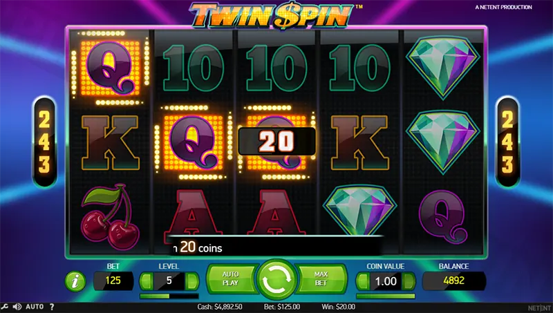 Twin Spin Juego Gratis