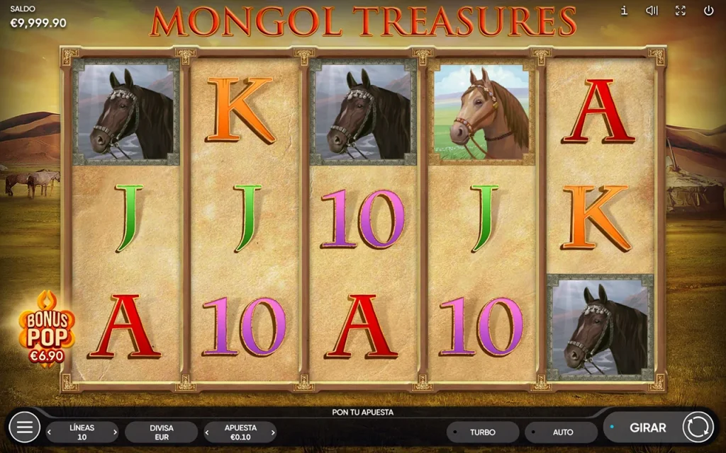 Mongol Treasure Slot Juego Gratis