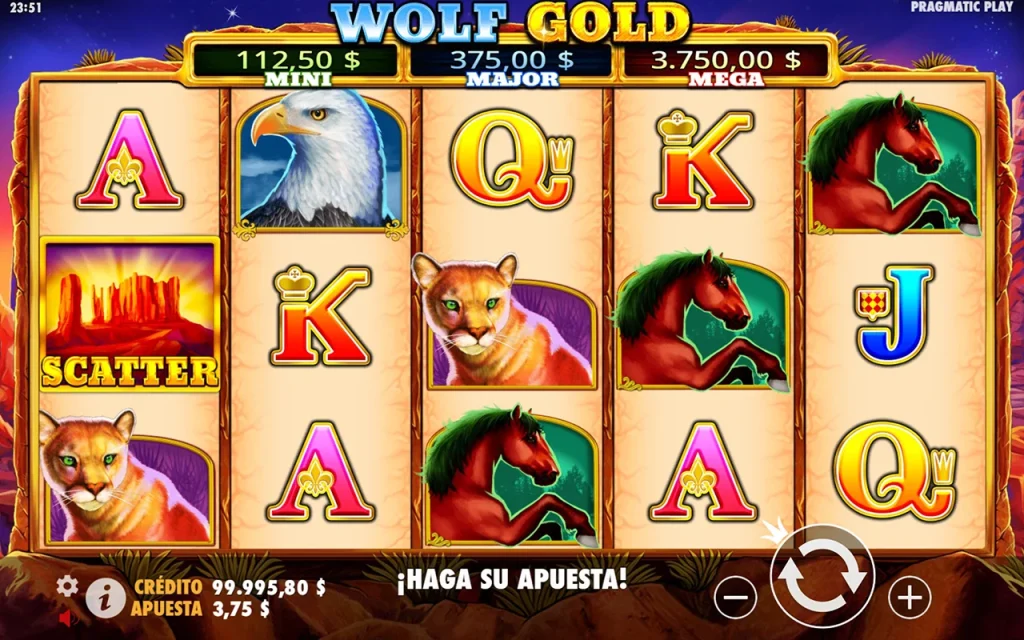 Wolf Gold Slot Juego Gratis