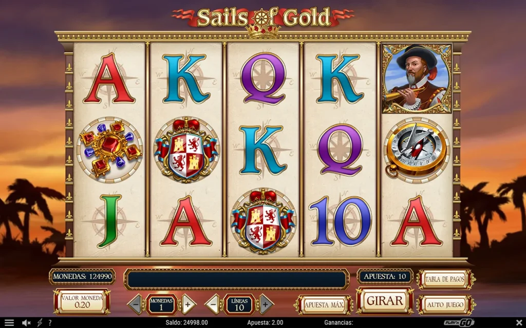 Sails Of Gold Slot Juego Gratis