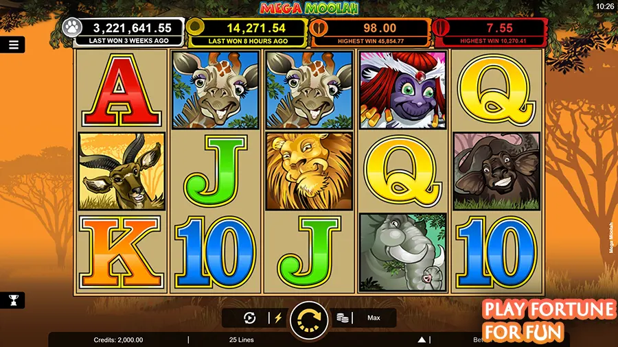 Mega Moolah Slot Juego Gratis