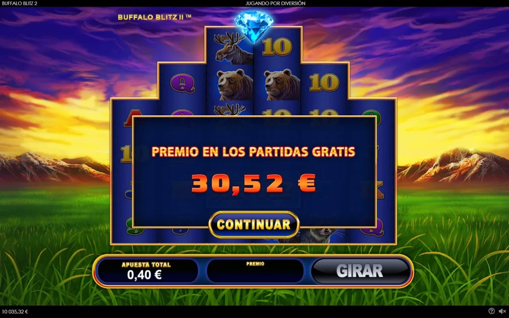 Buffalo Blitz 2 Ganancia