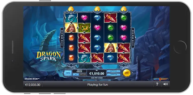 Dragon Spark Slot Versión Móvil