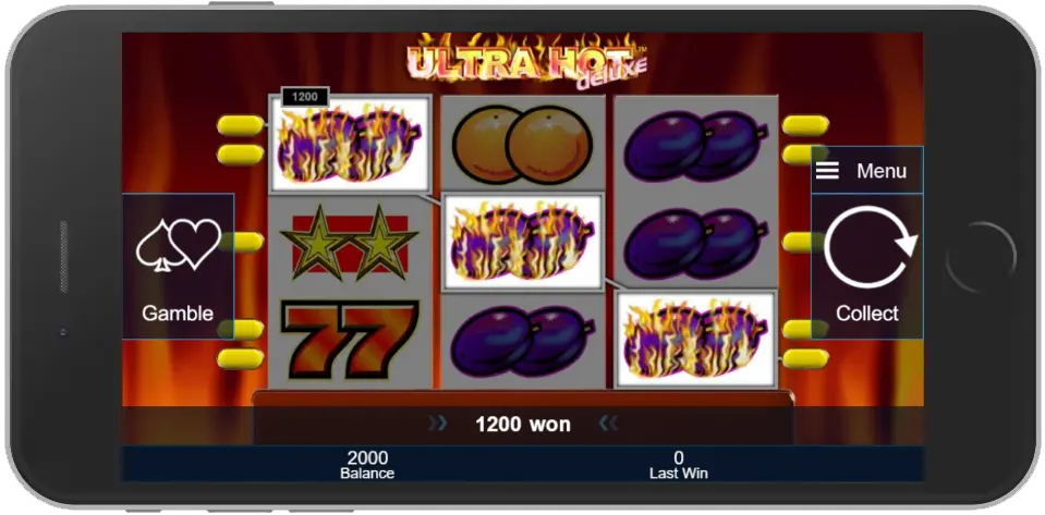 Ultra Hot Deluxe Slot Versión Móvil