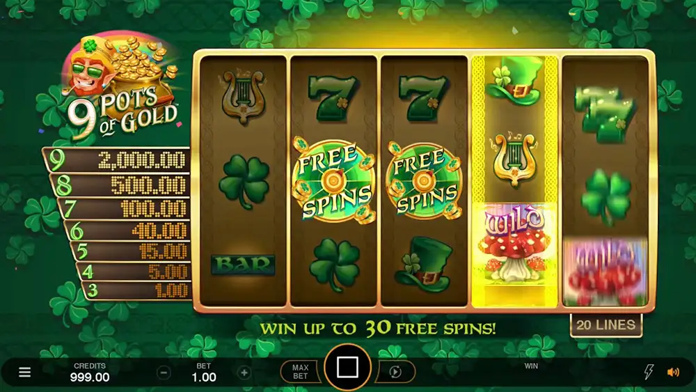 9 Pots of Gold Slot