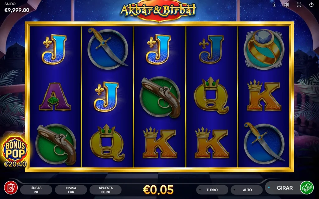 Akbar & Birbal Slot Juego Gratis