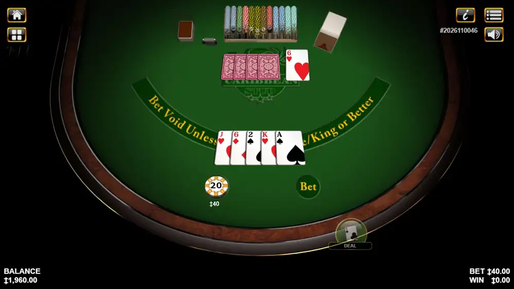 Probar juego Caribbean Stud Caribbean Stud