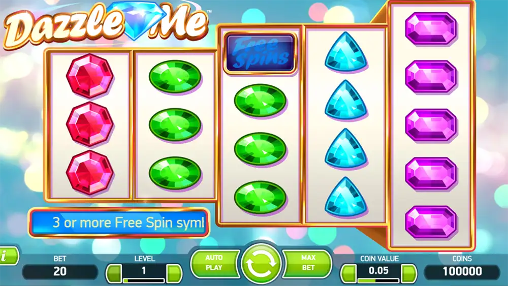 Probar juego Dazzle Me Slot Dazzle Me Slot
