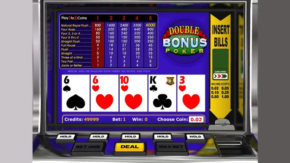 Probar juego Double Bonus Poker Double Bonus Poker