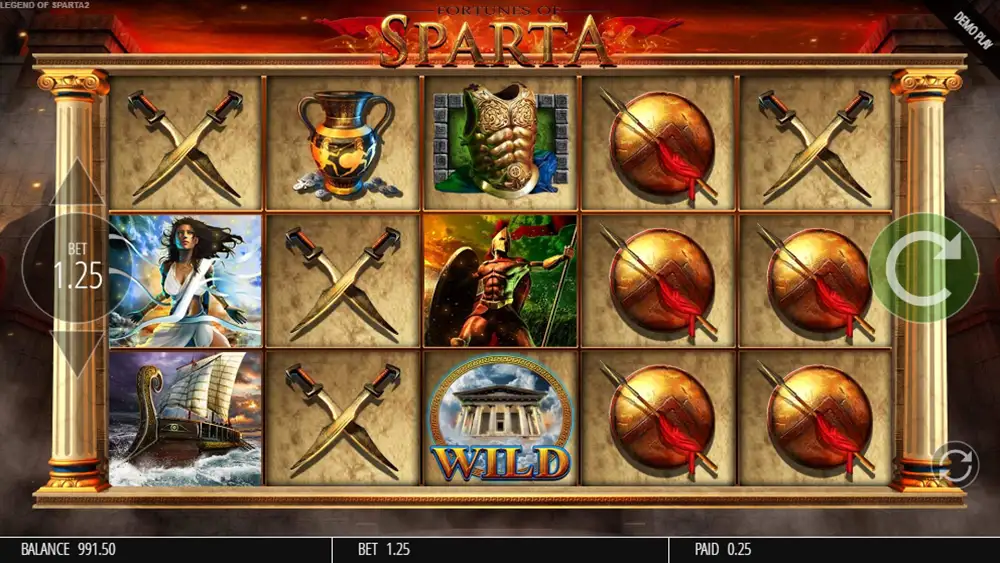Probar juego Fortunes of Sparta Slot Fortunes of Sparta Slot