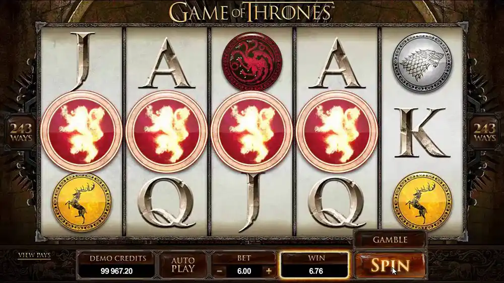 Probar juego Game of Thrones Slot Game of Thrones Slot
