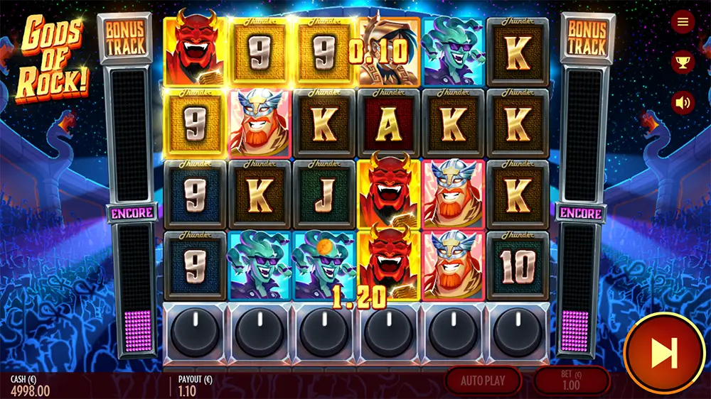 Probar juego Gods of Rock Slot Gods of Rock Slot
