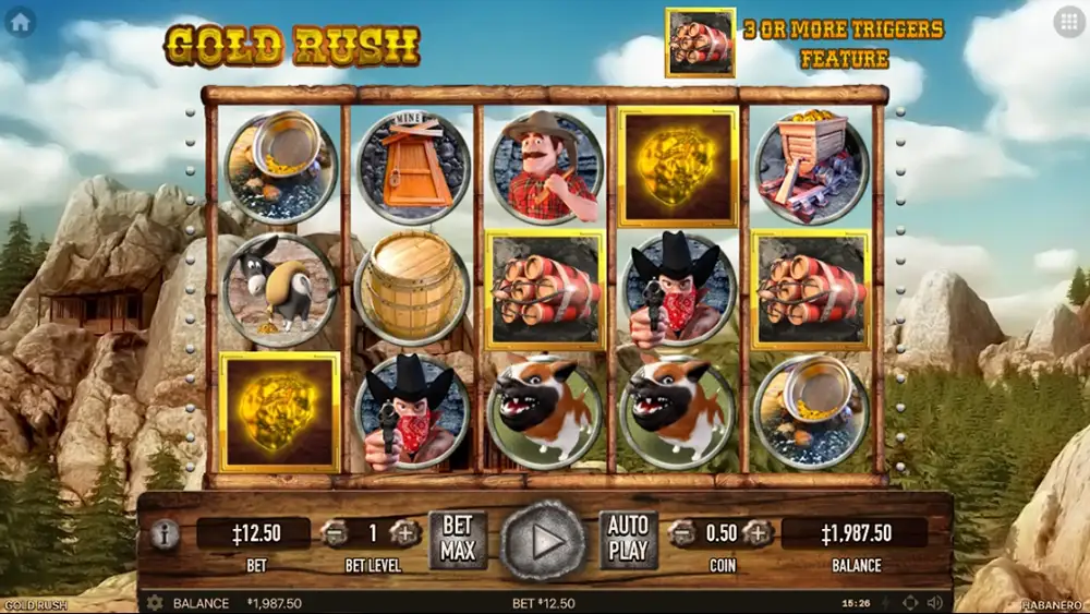 Probar juego Gold Rush Slot Gold Rush Slot