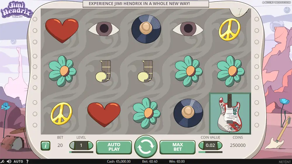 Probar juego Jimi Hendrix Slot Jimi Hendrix Slot