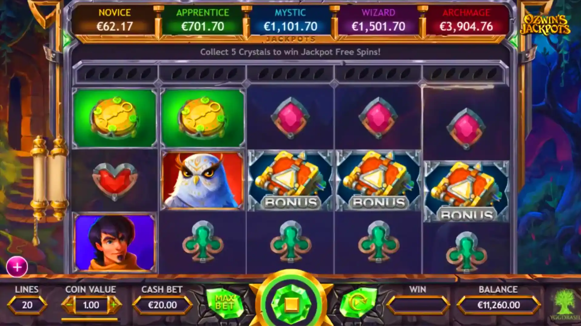 Ozwin’s Jackpots Slot