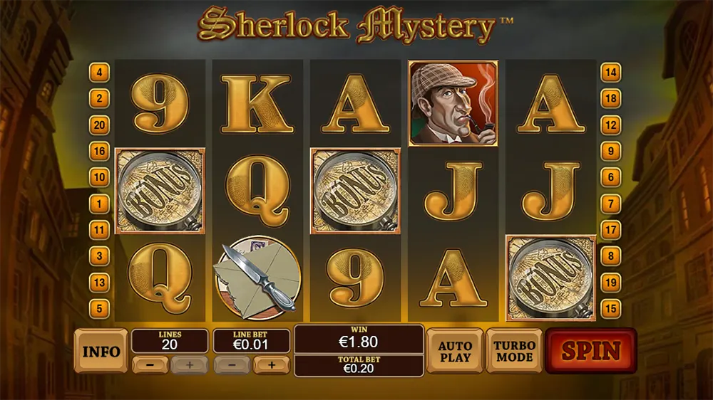 Probar juego Sherlock Mystery Slot Sherlock Mystery Slot