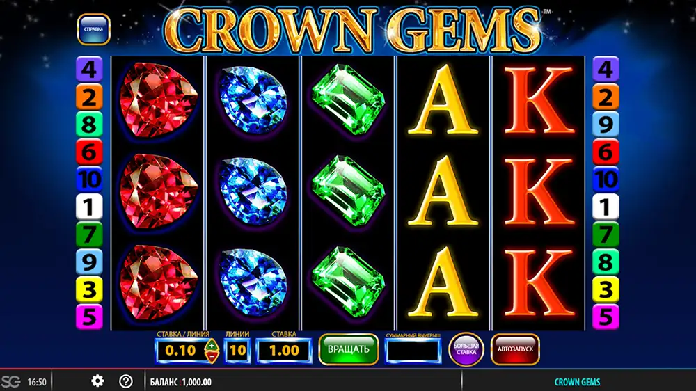 Probar juego Crown Gems Slot Crown Gems Slot
