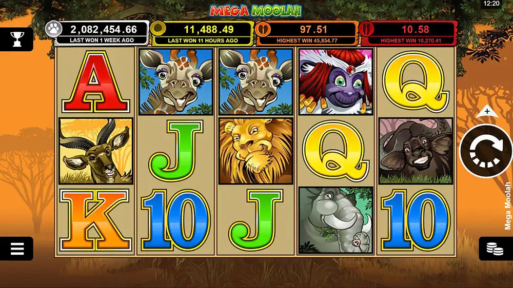 Probar juego Mega Moolah Slot Mega Moolah Slot