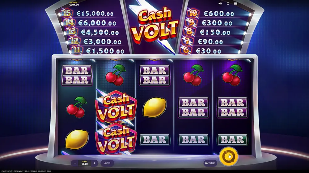 Cash Volt Juego Gratis