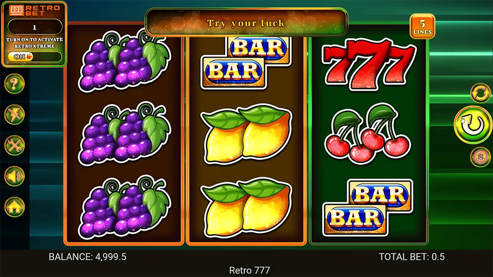 Probar juego Retro 777 Slot Retro 777 Slot