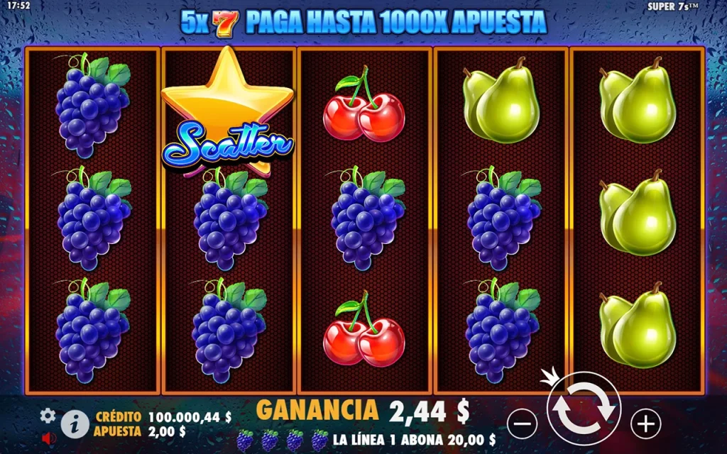 Super 7s Juego Gratis