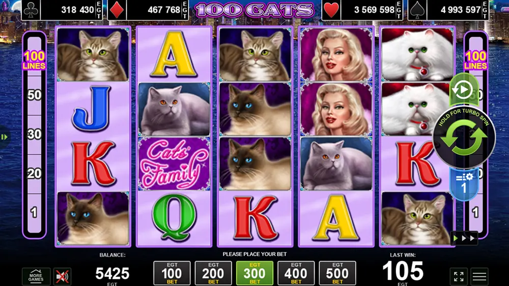 Probar juego 100 Cats 100 Cats