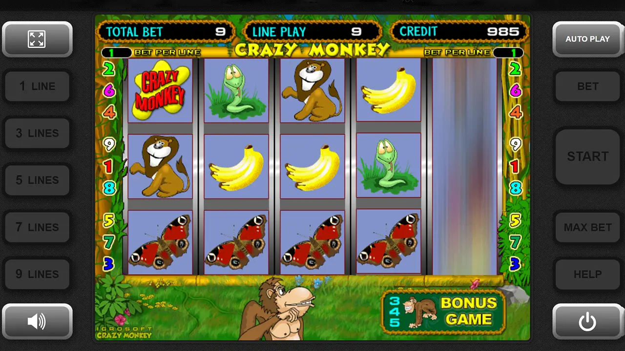 Probar juego Crazy Monkey Crazy Monkey