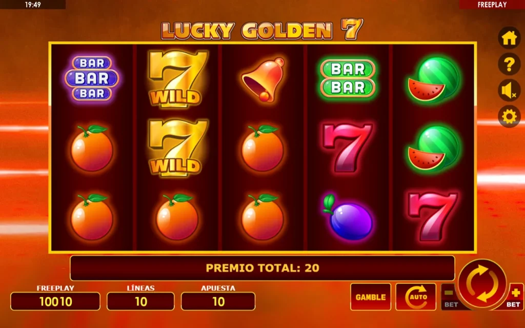 Lucky Golden 7 Juego Gratis