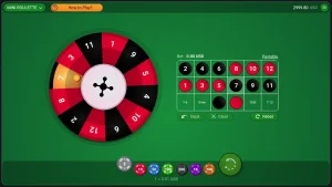 Demostración del juego Mini Ruleta