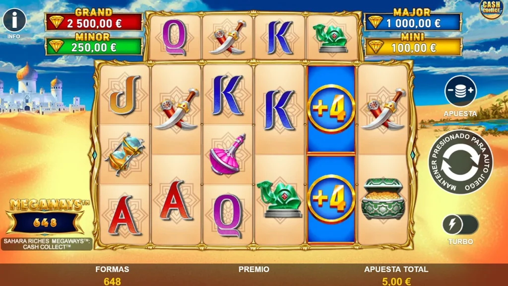 Sahara Riches Megaways Juego Gratis