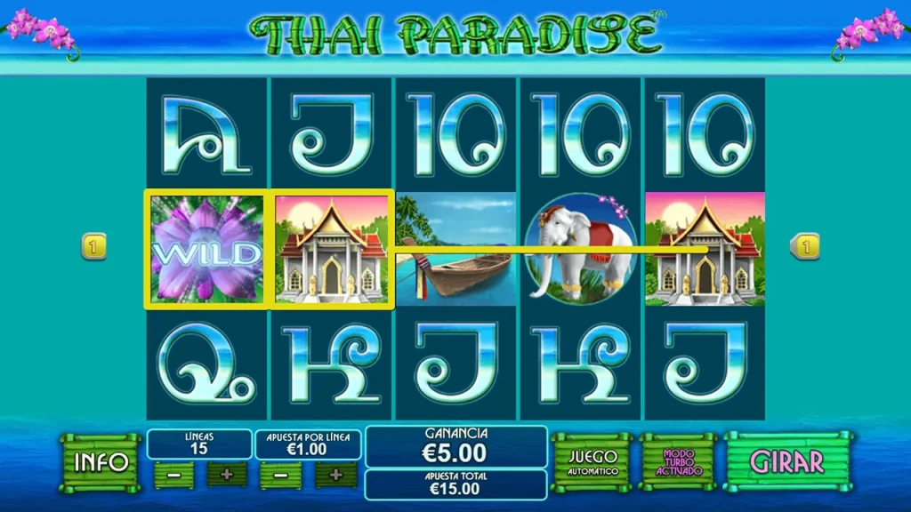 Thai Paradise Símbolos Especiales