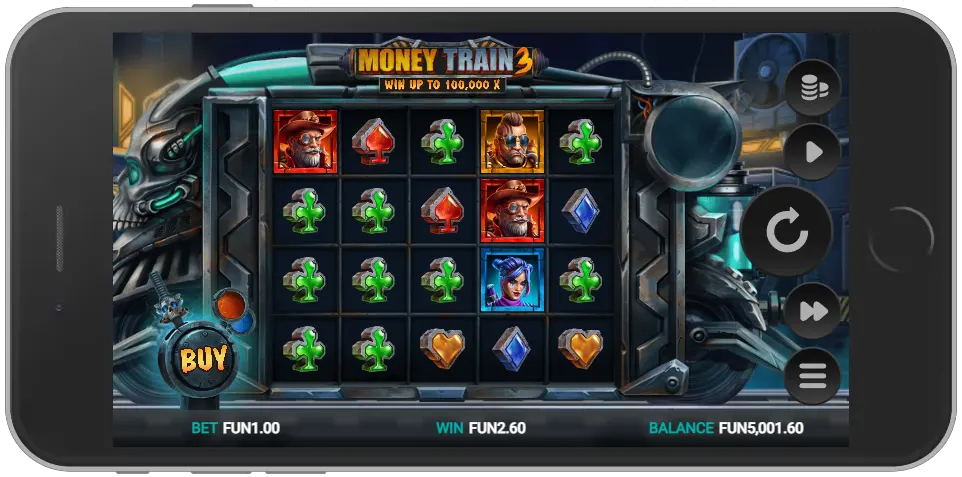 Money Train 3 Versión Móvil