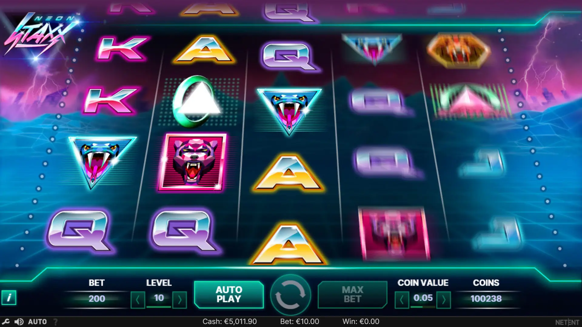 Probar juego Neon Staxx Neon Staxx