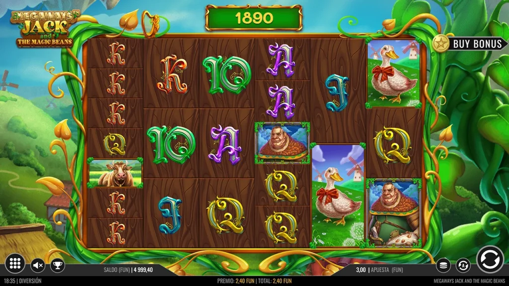 Megaways Jack and The Magic Beans Juego Gratis