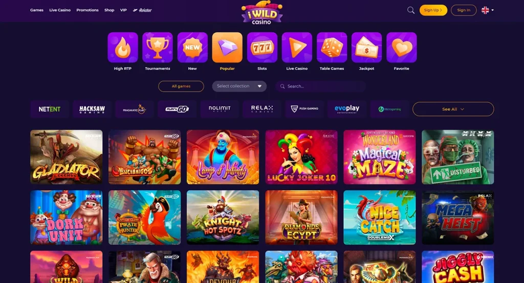 juegos de iWildCasino