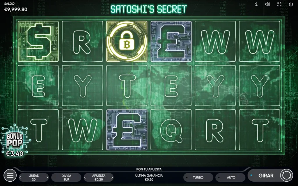 Satoshis Secret Juego Gratis