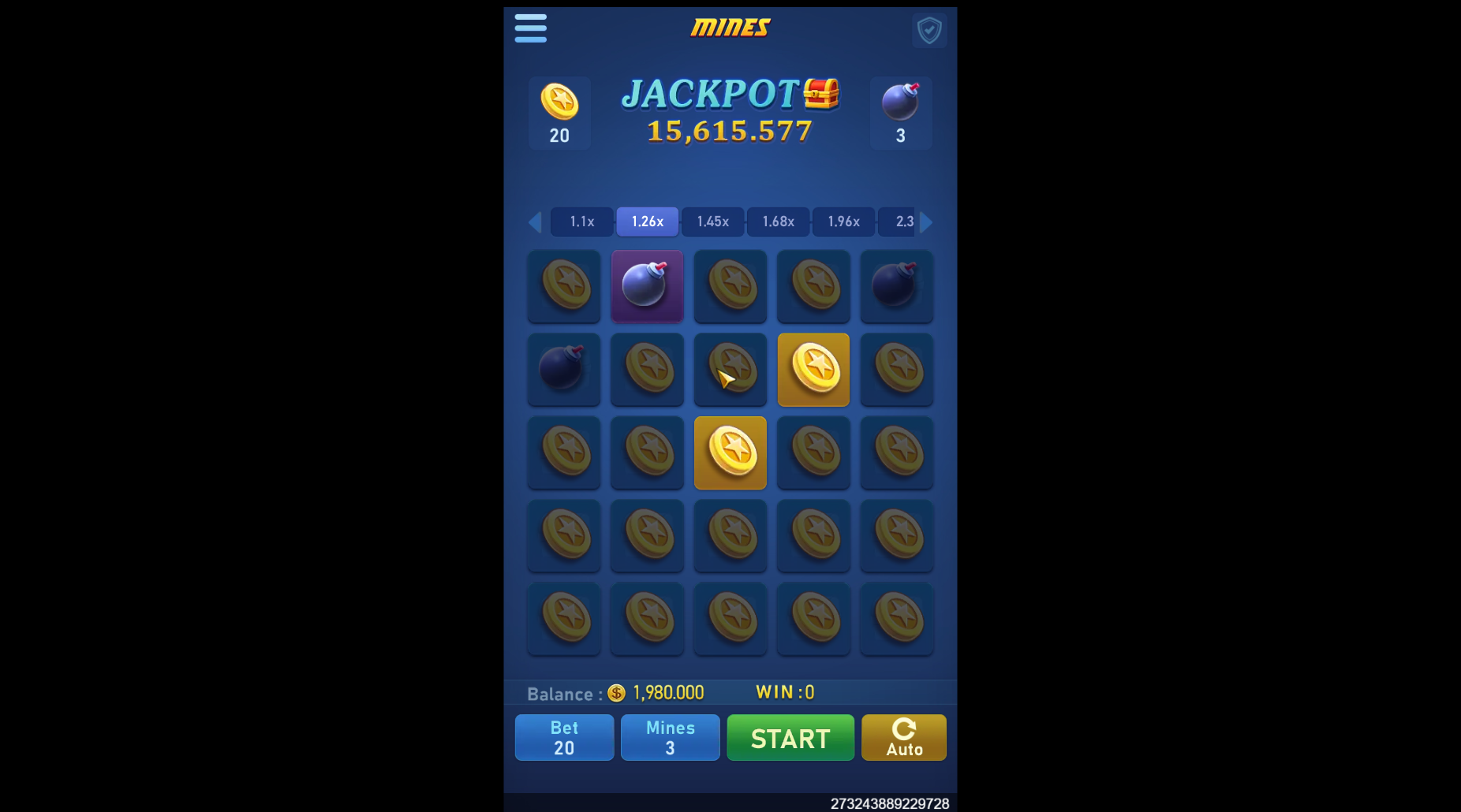 Probar juego Mines (TaDa Gaming) Mines (TaDa Gaming)
