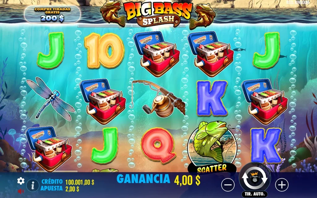 Big Bass Splash Ganancia