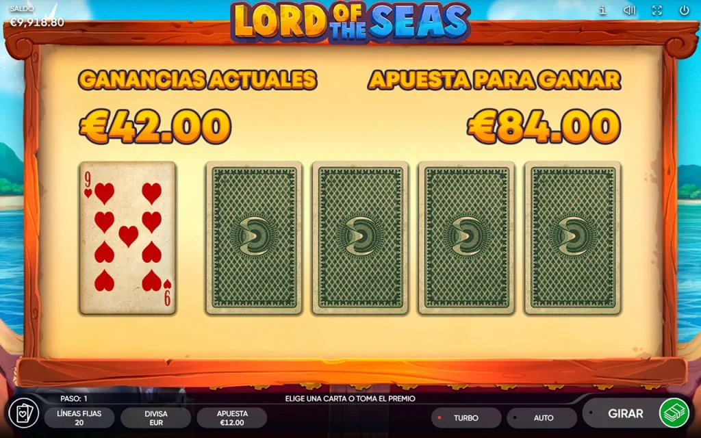 Lord of the Seas Función de Apuesta