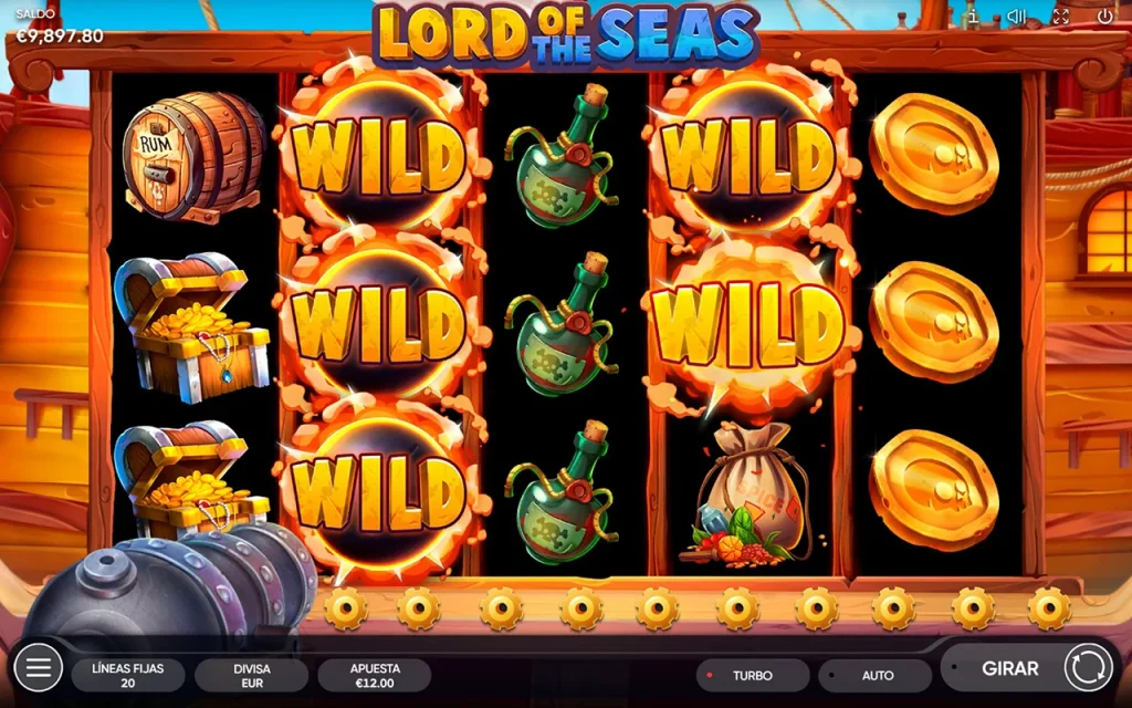 Lord of the Seas Símbolos Wild