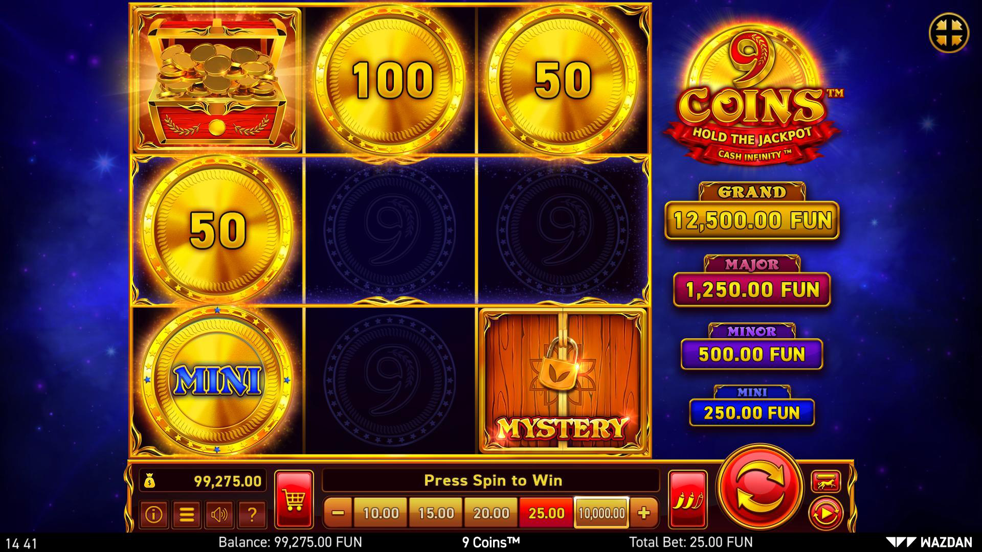 Probar juego 9 Coins 9 Coins