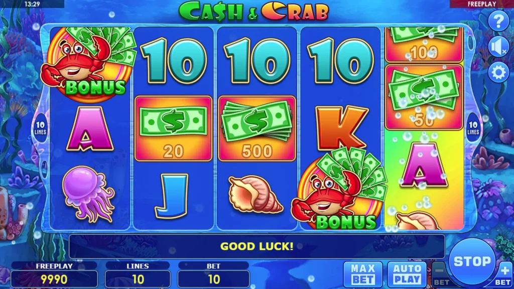 Cash & Crab Juego Gratis