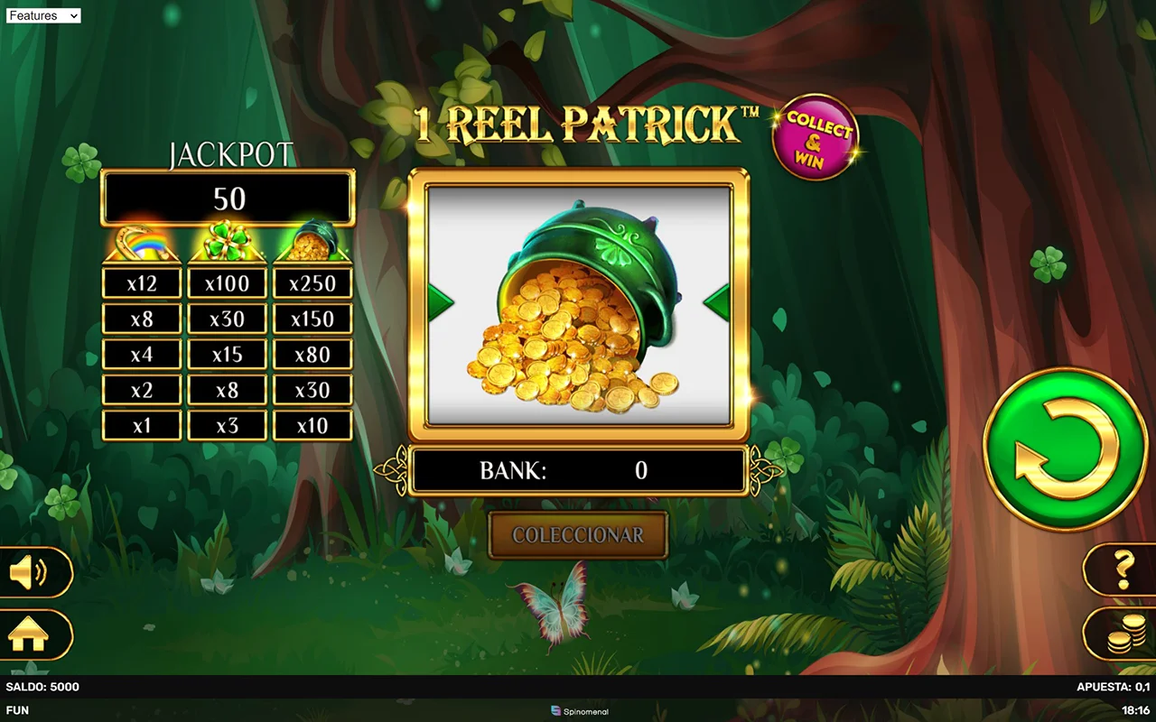 Probar juego 1 Reel Patrick 1 Reel Patrick